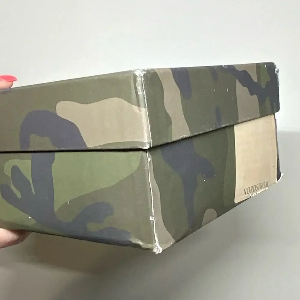 Valentino Garavani | Shoe Box | Camouflage Green | 7.1 W x 12.2 H x 4 D inch